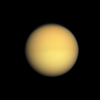 Фото Титана с аппарата Кассини
